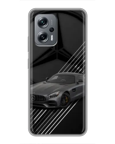 Чехол для Xiaomi POCO X4 GT с картинкой «Mercedes AMG — графика» Чехол для Xiaomi POCO X4 GT с картинкой «Mercedes AMG — графика»