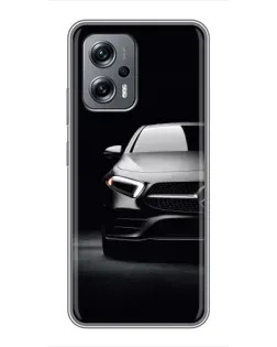 Чехол для Xiaomi POCO X4 GT с картинкой «Свет фар Mercedes»