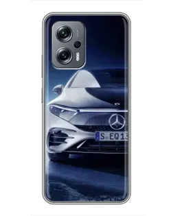 Чехол для Xiaomi POCO X4 GT с картинкой «Mercedes EQ — будущее»
