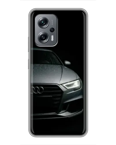 Чехол для Xiaomi POCO X4 GT с картинкой «Audi — детализация кузова»