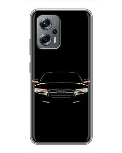 Чехол для Xiaomi POCO X4 GT с картинкой «Audi — ночной контур»