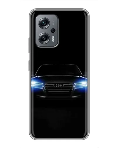 Чехол для Xiaomi POCO X4 GT с картинкой «Audi в неоне»