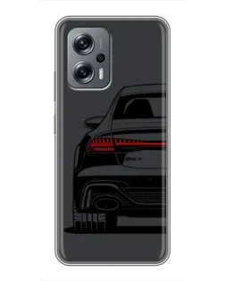 Чехол для Xiaomi POCO X4 GT с картинкой «Задняя часть Audi — арт»