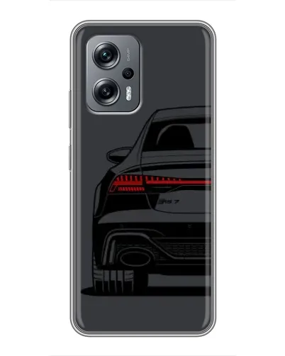 Чехол для Xiaomi POCO X4 GT с картинкой «Задняя часть Audi — арт»