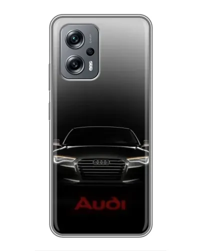 Чехол для Xiaomi POCO X4 GT с картинкой «Audi — градиентный контур»