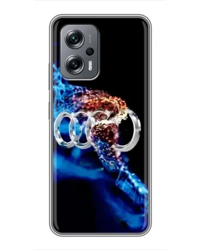 Чехол для Xiaomi POCO X4 GT с картинкой «Энергия лого Audi»