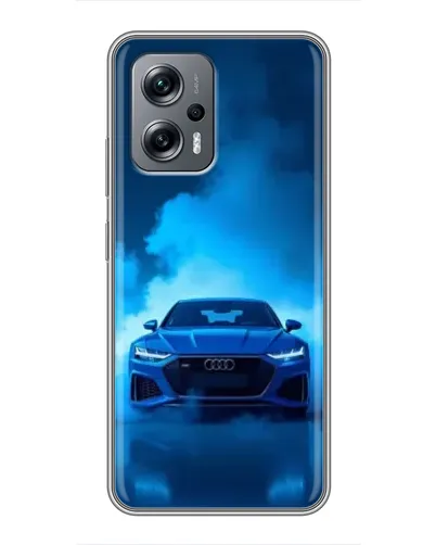 Чехол для Xiaomi POCO X4 GT с картинкой «Audi — голубая энергия»