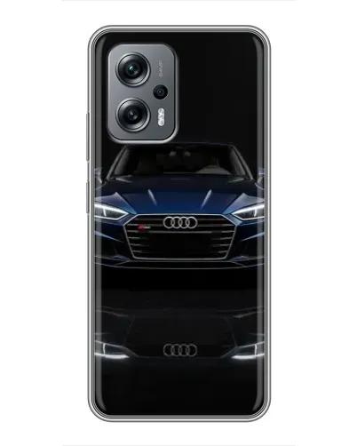 Чехол для Xiaomi POCO X4 GT с картинкой «Audi — ночное отражение»