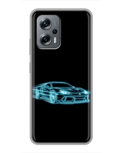 Чехол для Xiaomi POCO X4 GT с картинкой «Неоновый контур Lamborghini» Чехол для Xiaomi POCO X4 GT с картинкой «Неоновый контур Lamborghini»