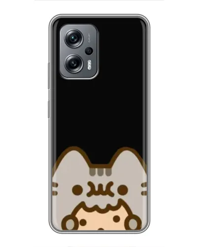 Чехол для Xiaomi POCO X4 GT с картинкой «Пушин на черном»