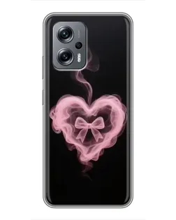 Чехол для Xiaomi POCO X4 GT с картинкой «Дымчатое сердце»