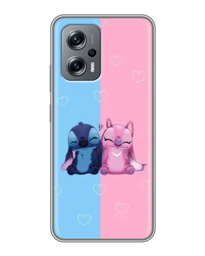 Чехол для Xiaomi POCO X4 GT с картинкой «Stitch и Angel Love» Чехол для Xiaomi POCO X4 GT с картинкой «Stitch и Angel Love»