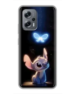 Чехол для Xiaomi POCO X4 GT с картинкой «Сияющий Стич»