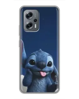 Чехол для Xiaomi POCO X4 GT с картинкой «Стич в облаках»