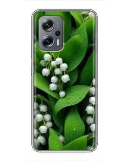Чохол для Xiaomi POCO X4 GT з картинкою «Конвалії в зелені»