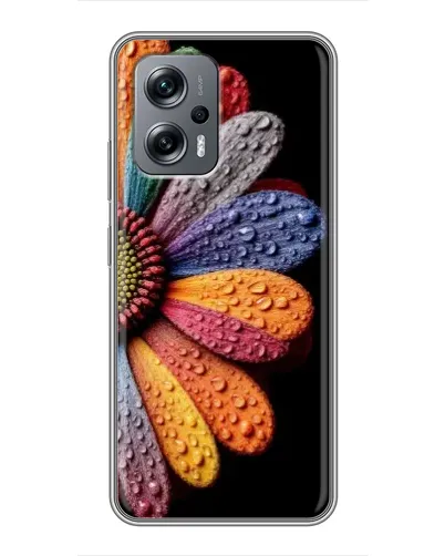 Чохол для Xiaomi POCO X4 GT з картинкою «Райдужна квітка» Чохол для Xiaomi POCO X4 GT з картинкою «Райдужна квітка»