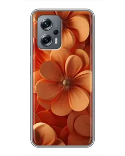 Чохол для Xiaomi POCO X4 GT з картинкою «Помаранчева макро квітка»