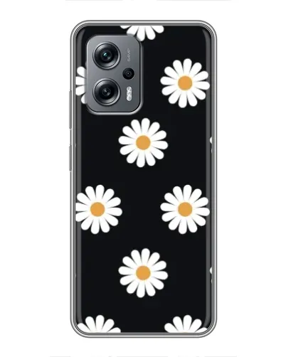Чохол для Xiaomi POCO X4 GT з картинкою «Ромашки на чорному» Чохол для Xiaomi POCO X4 GT з картинкою «Ромашки на чорному»