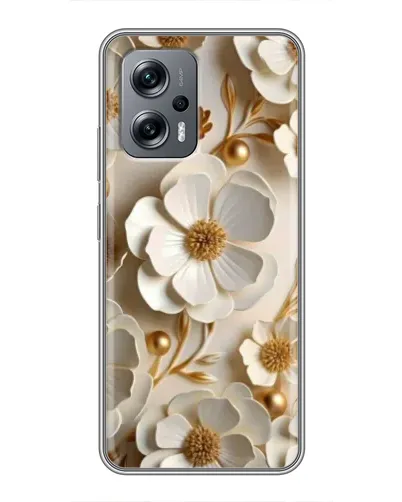 Чохол для Xiaomi POCO X4 GT з картинкою «Білі паперові квіти» Чохол для Xiaomi POCO X4 GT з картинкою «Білі паперові квіти»