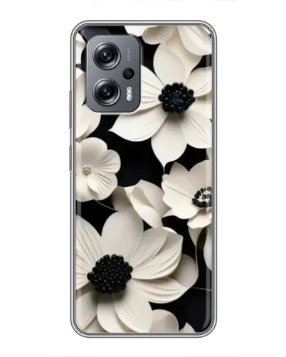 Чохол для Xiaomi POCO X4 GT з картинкою «Об'ємні білі квіти» Чохол для Xiaomi POCO X4 GT з картинкою «Об'ємні білі квіти»