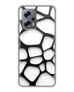Чохол для Xiaomi POCO X4 GT з картинкою «Біла об'ємна сітка» Чохол для Xiaomi POCO X4 GT з картинкою «Біла об'ємна сітка»