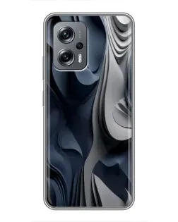 Чохол для Xiaomi POCO X4 GT з картинкою «Об'ємні сині складки» Чохол для Xiaomi POCO X4 GT з картинкою «Об'ємні сині складки»