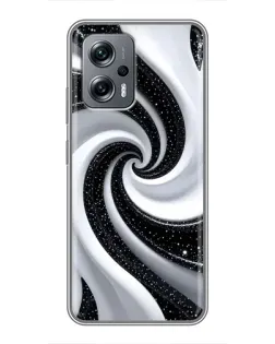 Чохол для Xiaomi POCO X4 GT з картинкою «Чорно-біла спіраль» Чохол для Xiaomi POCO X4 GT з картинкою «Чорно-біла спіраль»