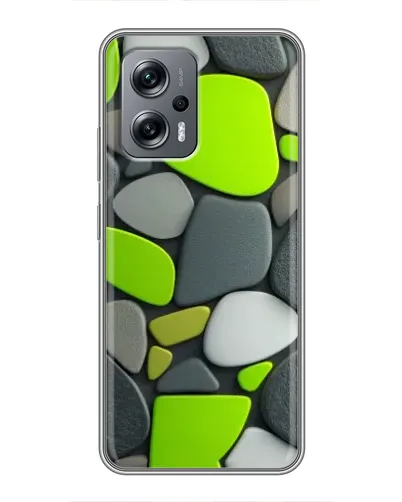 Чехол для Xiaomi POCO X4 GT с картинкой «Яркая неоновая галька»