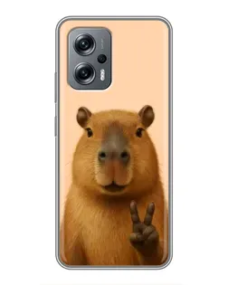 Чохол для Xiaomi POCO X4 GT з картинкою «Капібара вікторія»