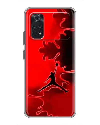 Чохол для Xiaomi POCO X4 Pro 5G з картинкою «Jordan Red Smoke»