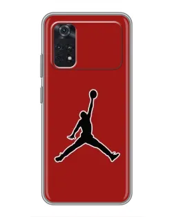 Чохол для Xiaomi POCO X4 Pro 5G з картинкою «Jordan Red Back»