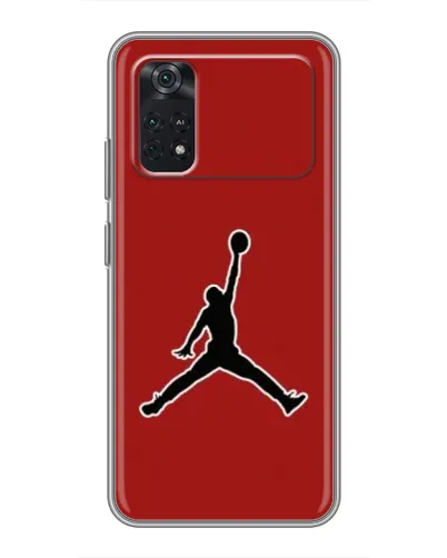 Чохол для Xiaomi POCO X4 Pro 5G з картинкою «Jordan Red Back»