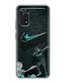Чохол для Xiaomi POCO X4 Pro 5G з картинкою «Спортивний арт Nike»