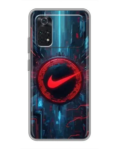 Чохол для Xiaomi POCO X4 Pro 5G з картинкою «Техногенний стиль Nike» Чохол для Xiaomi POCO X4 Pro 5G з картинкою «Техногенний стиль Nike»