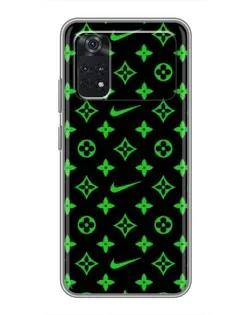 Чохол для Xiaomi POCO X4 Pro 5G з картинкою «Неоновий принт LV»