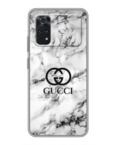 Чохол для Xiaomi POCO X4 Pro 5G з картинкою «Gucci — мармуровий шик»