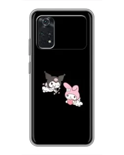 Чохол для Xiaomi POCO X4 Pro 5G з картинкою «My Melody та Kuromi»
