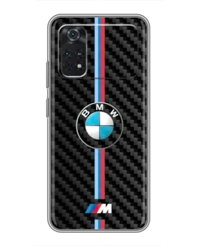 Чохол для Xiaomi POCO X4 Pro 5G з картинкою «Емблема BMW та карбон»
