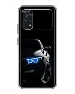 Чехол для Xiaomi POCO X4 Pro 5G с картинкой «BMW — ночной взгляд»