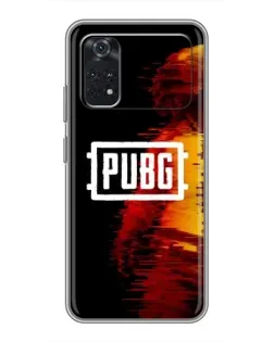 Чохол для Xiaomi POCO X4 Pro 5G з картинкою «Яскравий логотип PUBG»