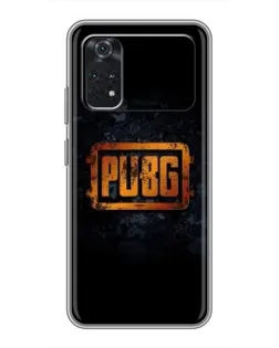 Чохол для Xiaomi POCO X4 Pro 5G з картинкою «PUBG — золотий логотип»