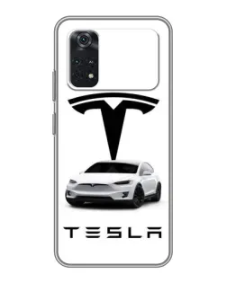 Чохол для Xiaomi POCO X4 Pro 5G з картинкою «Tesla White Style»