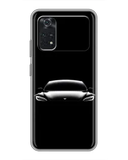 Чохол для Xiaomi POCO X4 Pro 5G з картинкою «Фари Tesla Night»