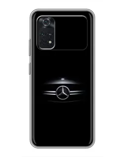 Чохол для Xiaomi POCO X4 Pro 5G з картинкою «Mercedes — абстрактні лінії»