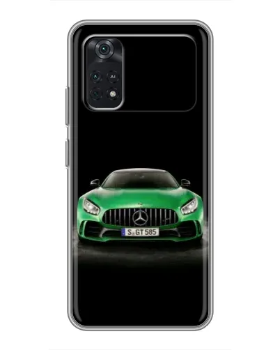 Чехол для Xiaomi POCO X4 Pro 5G с картинкой «Mercedes — неоновый лого» Чехол для Xiaomi POCO X4 Pro 5G с картинкой «Mercedes — неоновый лого»