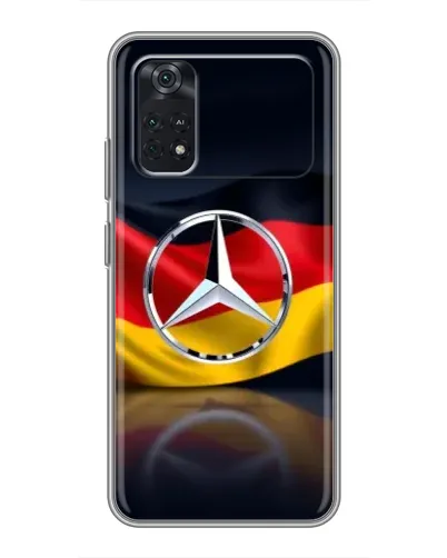 Чехол для Xiaomi POCO X4 Pro 5G с картинкой «Mercedes — флаг Германии» Чехол для Xiaomi POCO X4 Pro 5G с картинкой «Mercedes — флаг Германии»