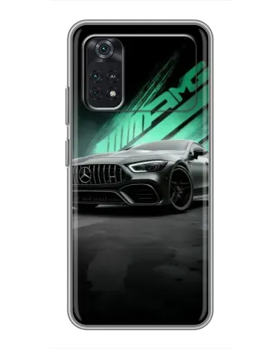 Чехол для Xiaomi POCO X4 Pro 5G с картинкой «Темный Mercedes AMG» Чехол для Xiaomi POCO X4 Pro 5G с картинкой «Темный Mercedes AMG»