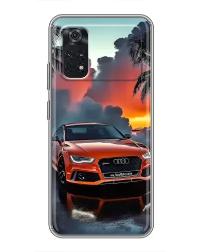 Чохол для Xiaomi POCO X4 Pro 5G з картинкою «Audi — захід сонця»