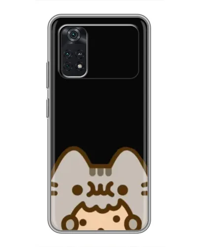Чохол для Xiaomi POCO X4 Pro 5G з картинкою «Пушин на чорному»