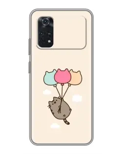 Чохол для Xiaomi POCO X4 Pro 5G з картинкою «Пушин на кульках»